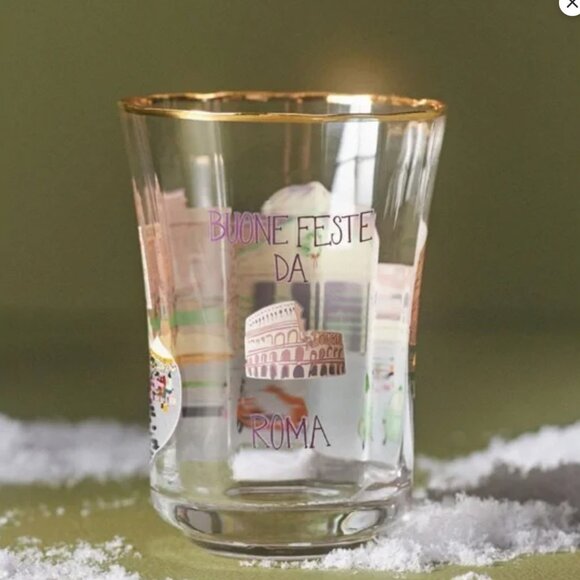Anthropologie "Holiday in the City - Rome" Juice Glass - Picture 3 of 4